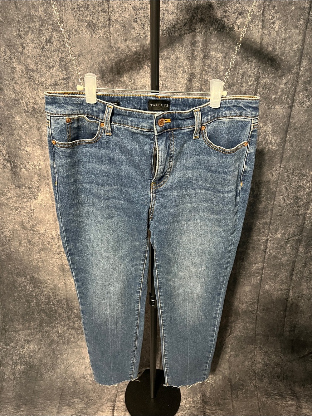 Talbots Light Blue Cropped Ankle Jeans